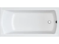 Акриловая ванна Marka One Modern 140x70 см, пристенная, белая, на ножках