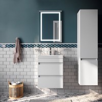Тумба с раковиной IDDIS Zodiac 50 подвесная, с ящиками