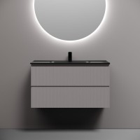 Тумба с раковиной Sancos Snob R 90 doha soft, раковина CN7002MB