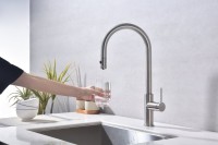 Смеситель для кухни Paulmark Galant Ga213077-BS брашированная сталь
