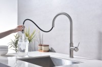 Смеситель для кухни Paulmark Galant Ga213077-BS брашированная сталь