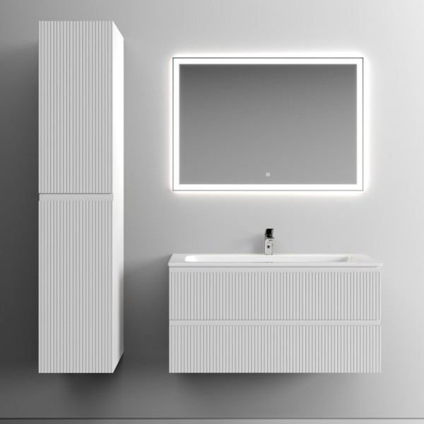 Мебель для ванной комнаты Sancos Snob T 100 см, bianco