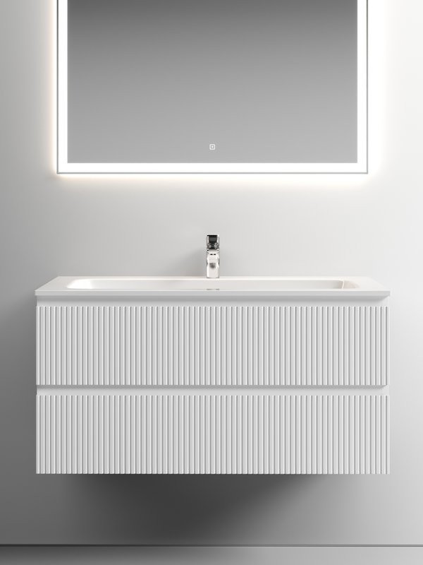 Мебель для ванной комнаты Sancos Snob T 100 см, bianco