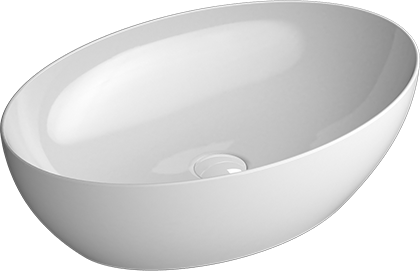 Накладная раковина GSI Pura 884211 60 см. белая