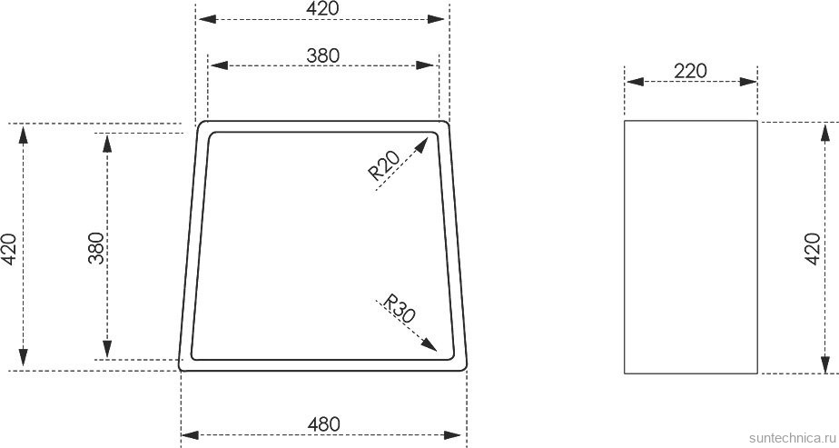 Табурет Abber Stein AS1638 матовый белый