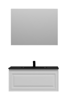 Мебель для ванной комнаты Sancos Very 90 bianco, раковина CN7002MB