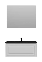 Мебель для ванной комнаты Sancos Very 90 bianco, раковина CN7002MB