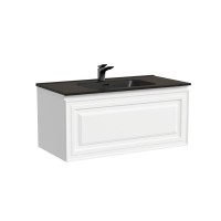 Мебель для ванной комнаты Sancos Very 90 bianco, раковина CN7002MB