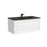 Мебель для ванной комнаты Sancos Very 90 bianco, раковина CN7002MB