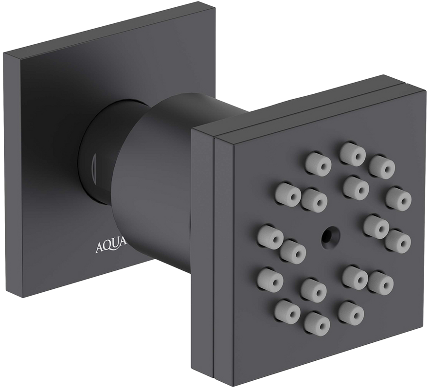 Душевая форсунка AQUATEK AQ2098MB матовая черная