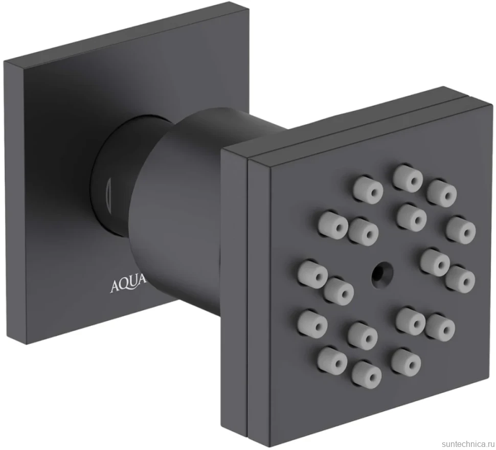 Душевая форсунка AQUATEK AQ2098MB матовая черная
