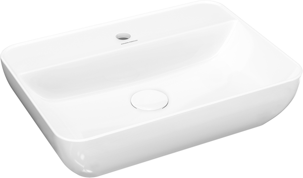 Раковина KERAMA MARAZZI Plaza 55 подвесная, белая глянцевая