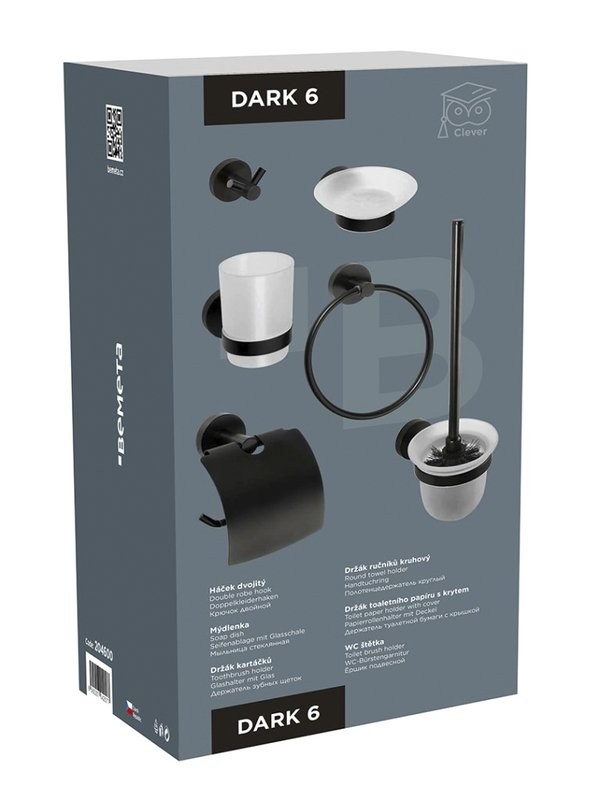 Набор Bemeta Dark 204600 матовый черный