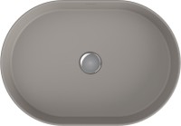 Накладная раковина Berges Ego SL 55x38 матовая серая