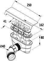 Поддон для душа Cezares Tray TRAY-AS-AH-150/90-30-W Поддон для душа Cezares Tray TRAY-AS-AH-150/90-30-W