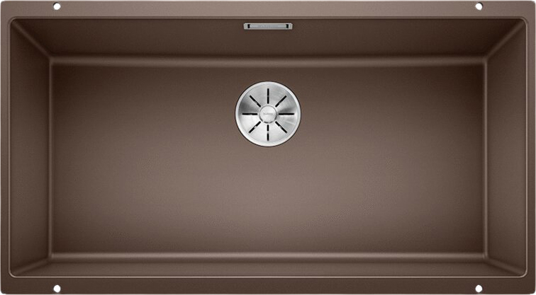 Комплект Мойка Blanco Subline 800-U кофе + Смеситель Grohe Euroeco