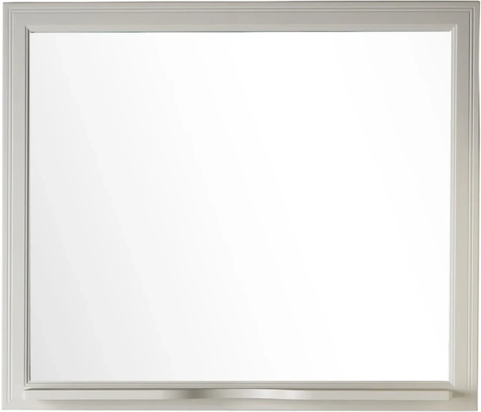 Зеркало ASB-Woodline Монте 100 бежевое, с полкой