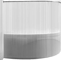 Акриловая ванна Aquanet Jersey 00205405 L 170x100 см, угловая, левая, пристенная, белая, асимметричная, с каркасом
