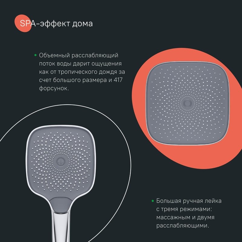 Душевая стойка IDDIS SpaHome SPHSBTKi06 хром глянцевый