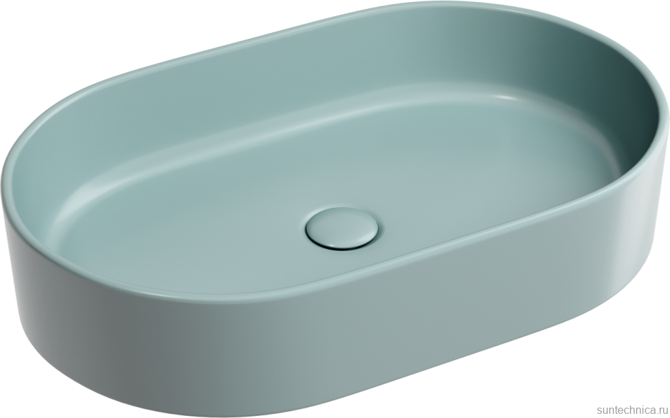 Накладная раковина Ceramicanova Element CN6048MLG зеленая матовая