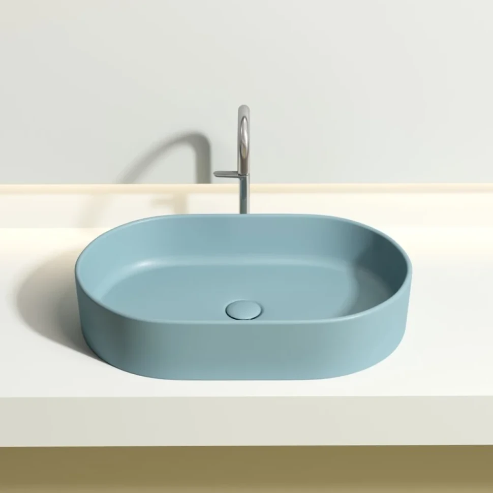 Накладная раковина Ceramicanova Element CN6048MLG зеленая матовая