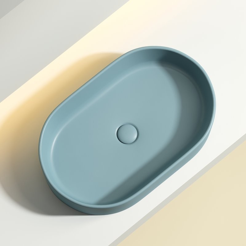 Накладная раковина Ceramicanova Element CN6048MLG зеленая матовая