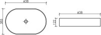 Накладная раковина Ceramicanova Element CN6048MLG зеленая матовая