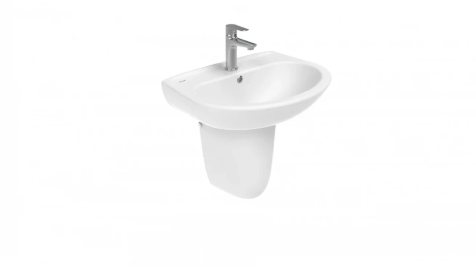 Раковина подвесная Creavit Sedef SD060-00CB00E-0000 60 глянцевая белая