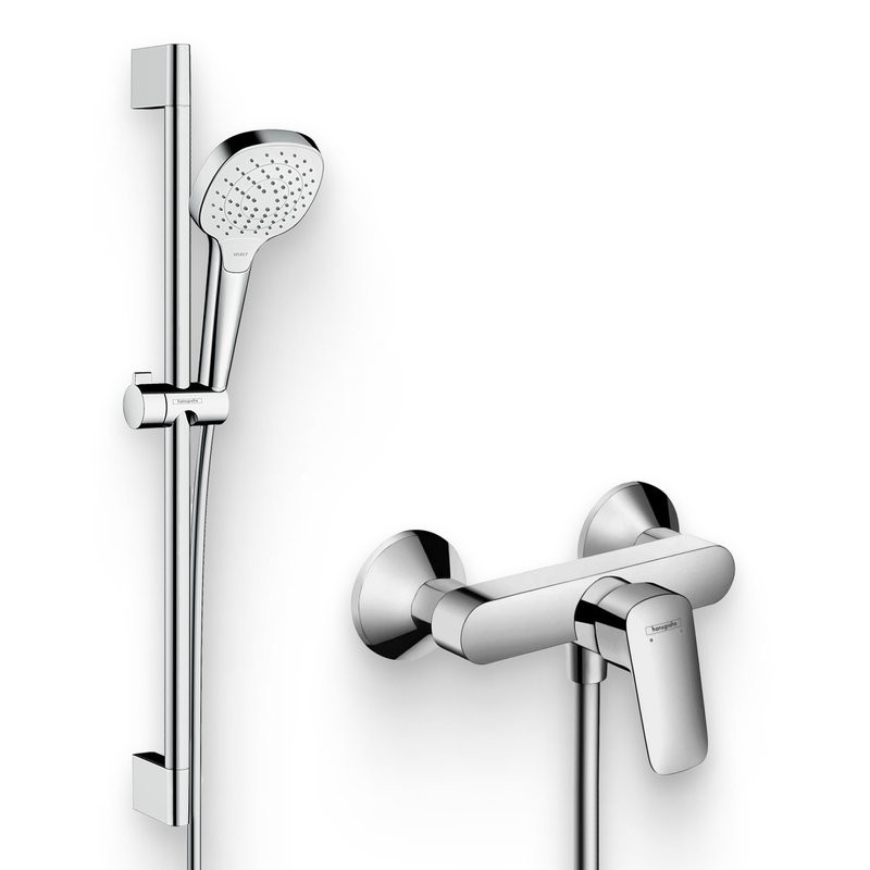 Душевой комплект Смеситель для душа Hansgrohe Logis 71600000 + Гарнитур Croma 26582400