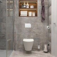 Комплект Lavinia Boho Унитаз подвесной Elegant Rimless 3308101R + Крышка-сиденье Elegant 33290700 с микролифтом + Инсталляция RelFix 38010010 + Кнопка RelFix 3805001W белая