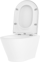 Комплект Lavinia Boho Унитаз подвесной Elegant Rimless 3308101R + Крышка-сиденье Elegant 33290700 с микролифтом + Инсталляция RelFix 38010010 + Кнопка RelFix 3805001W белая