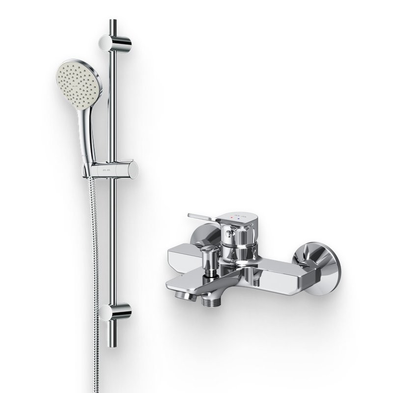 Душевой комплект Смеситель AM.PM X-Joy F85A10000 + Гарнитур Gem F0190000