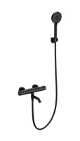 Термостатический смеситель Wonzon & Woghand WW-B3029-A1-MB для ванны с душем, матовый черный