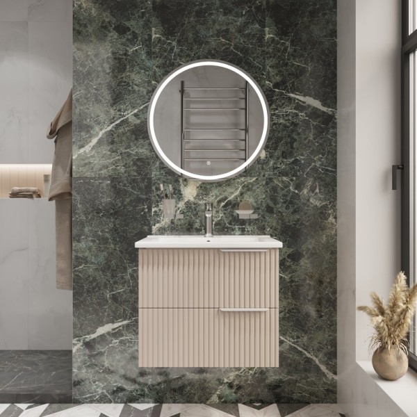 Мебель для ванной комнаты STWORKI Хаммель 65 бежевая