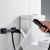Гигиенический душ Shevanik S4105H-1 со смесителем, черный