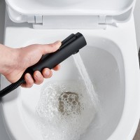 Гигиенический душ Shevanik S4105H-1 со смесителем, черный