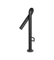 Смеситель для раковины Wonzon & Woghand Loop WW-112-00-508 черный матовый