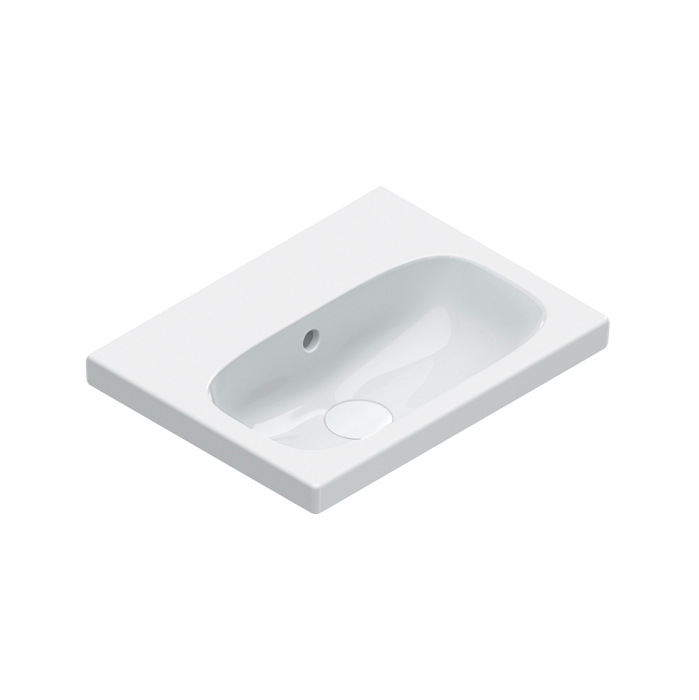 Раковина подвесная Catalano Alvea 620450001 45 глянцевая белая, прямоугольная