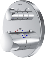 Термостатический смеситель встраиваемый AM.PM Gem F9075600 С ВНУТРЕННЕЙ ЧАСТЬЮ, хром