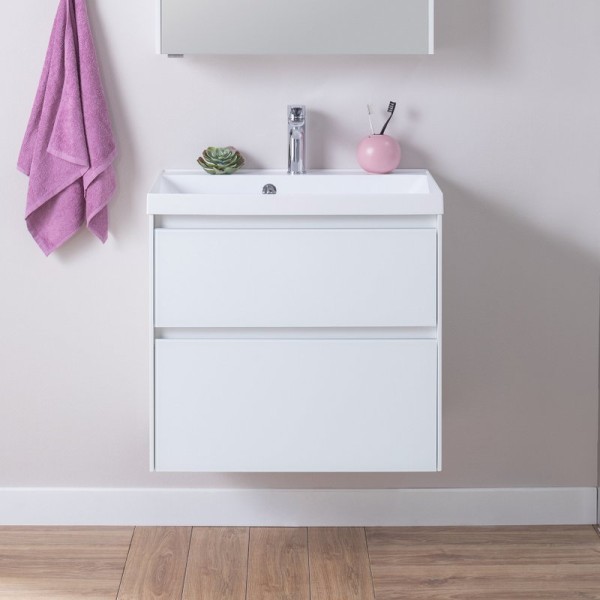 Тумба под раковину Aquanet Гласс 60