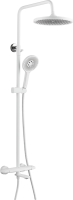 Душевая стойка Rose R3936C белая