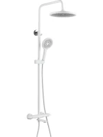 Душевая стойка Rose R3936C белая