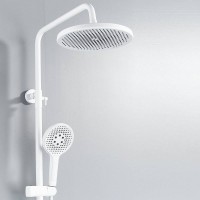 Душевая стойка Rose R3936C белая