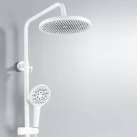 Душевая стойка Rose R3936C белая