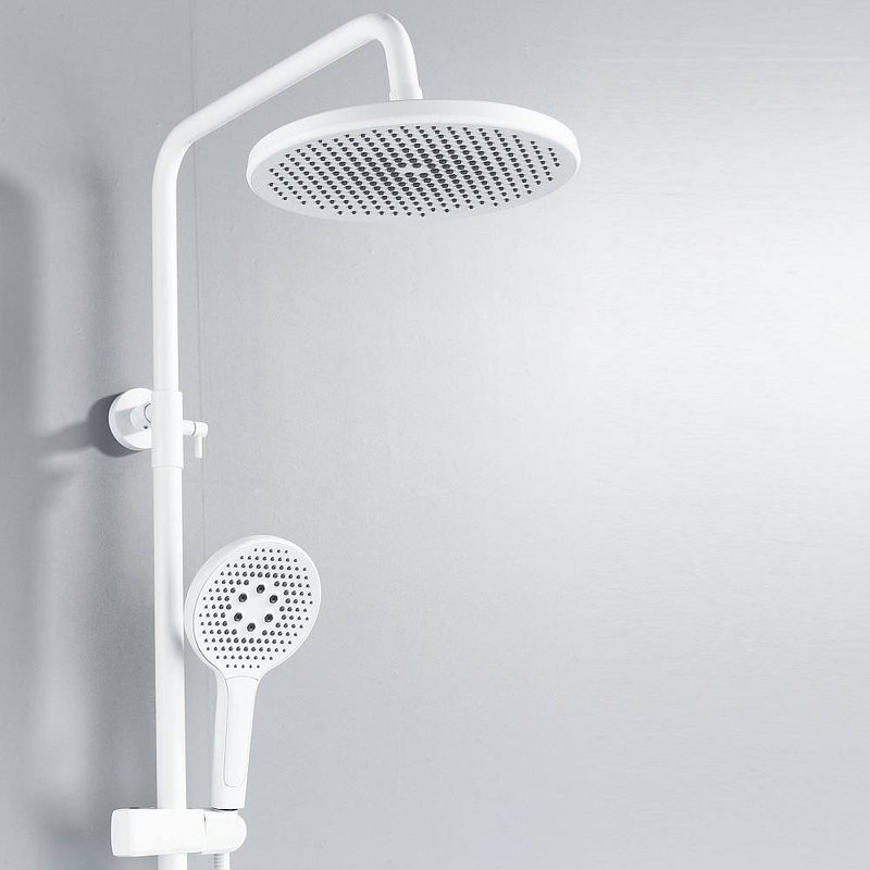Душевая стойка Rose R3936C белая