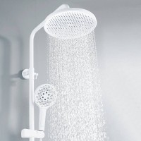 Душевая стойка Rose R3936C белая