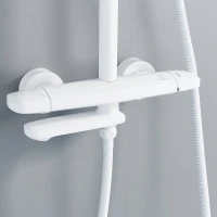 Душевая стойка Rose R3936C белая