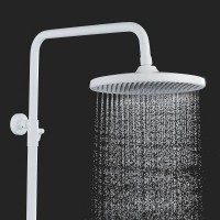 Душевая стойка Rose R3936C белая