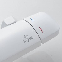 Душевая стойка Rose R3936C белая