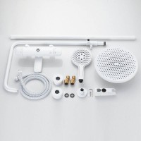 Душевая стойка Rose R3936C белая